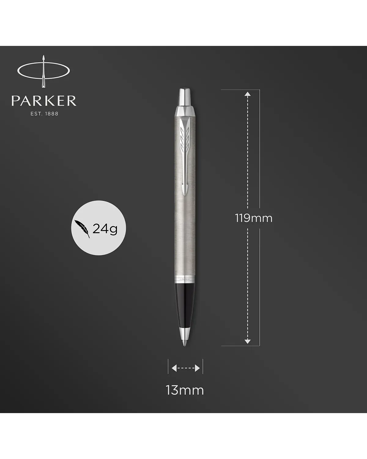Długopis + Pióro Parker IM Stainless Steel CT (2143631/15) Długopis + Pióro Parker IM Stainless Steel CT (2143631/15)