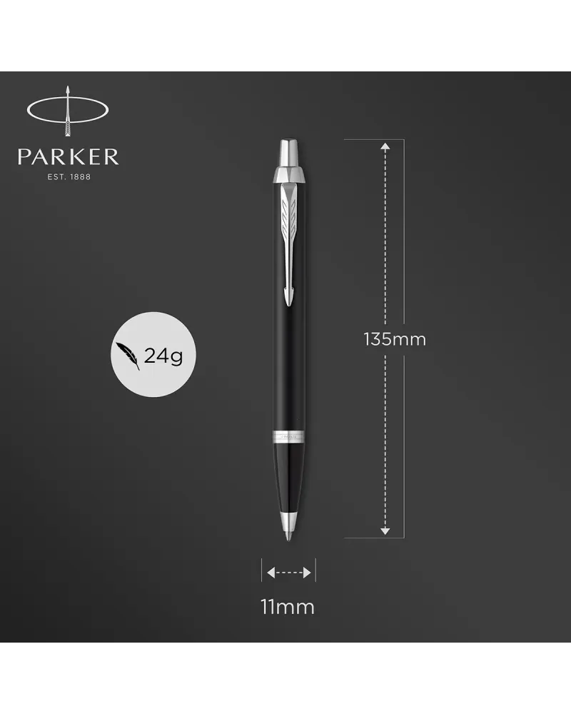 Długopis Parker IM Czarny Matowy CT w Pudełku z Grawerem (2143632/1)