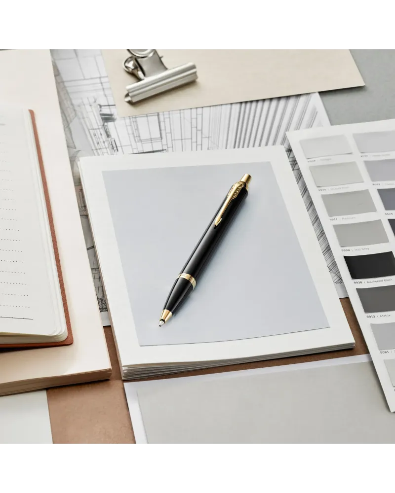 Długopis Parker IM Czarny GT w Pudełku z Grawerem (1931666/9)