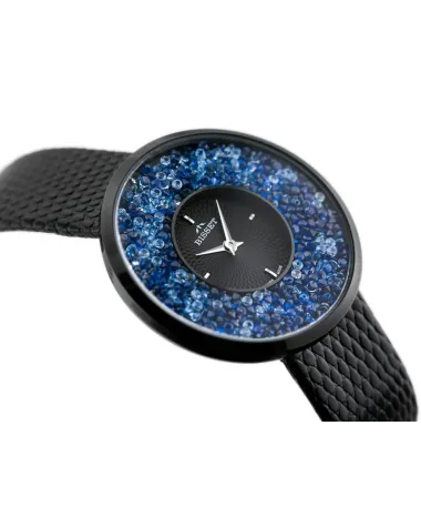ZEGAREK DAMSKI BISSET BSAE04 - black/blue (zb541e)