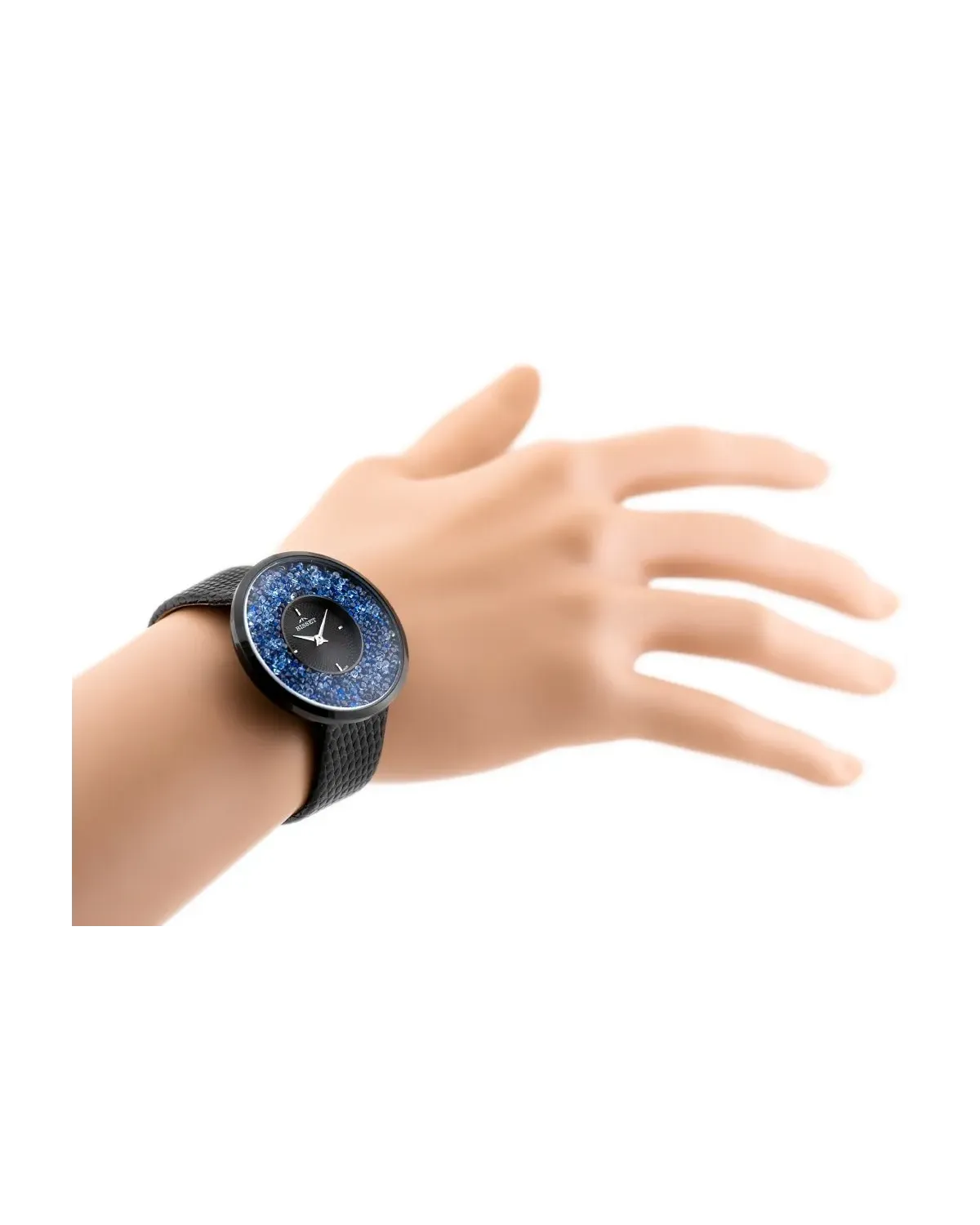 ZEGAREK DAMSKI BISSET BSAE04 - black/blue (zb541e)