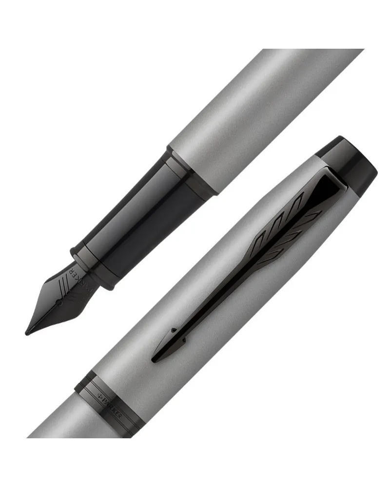 Pióro wieczne Parker IM Achromatic Srebrne (2127619)