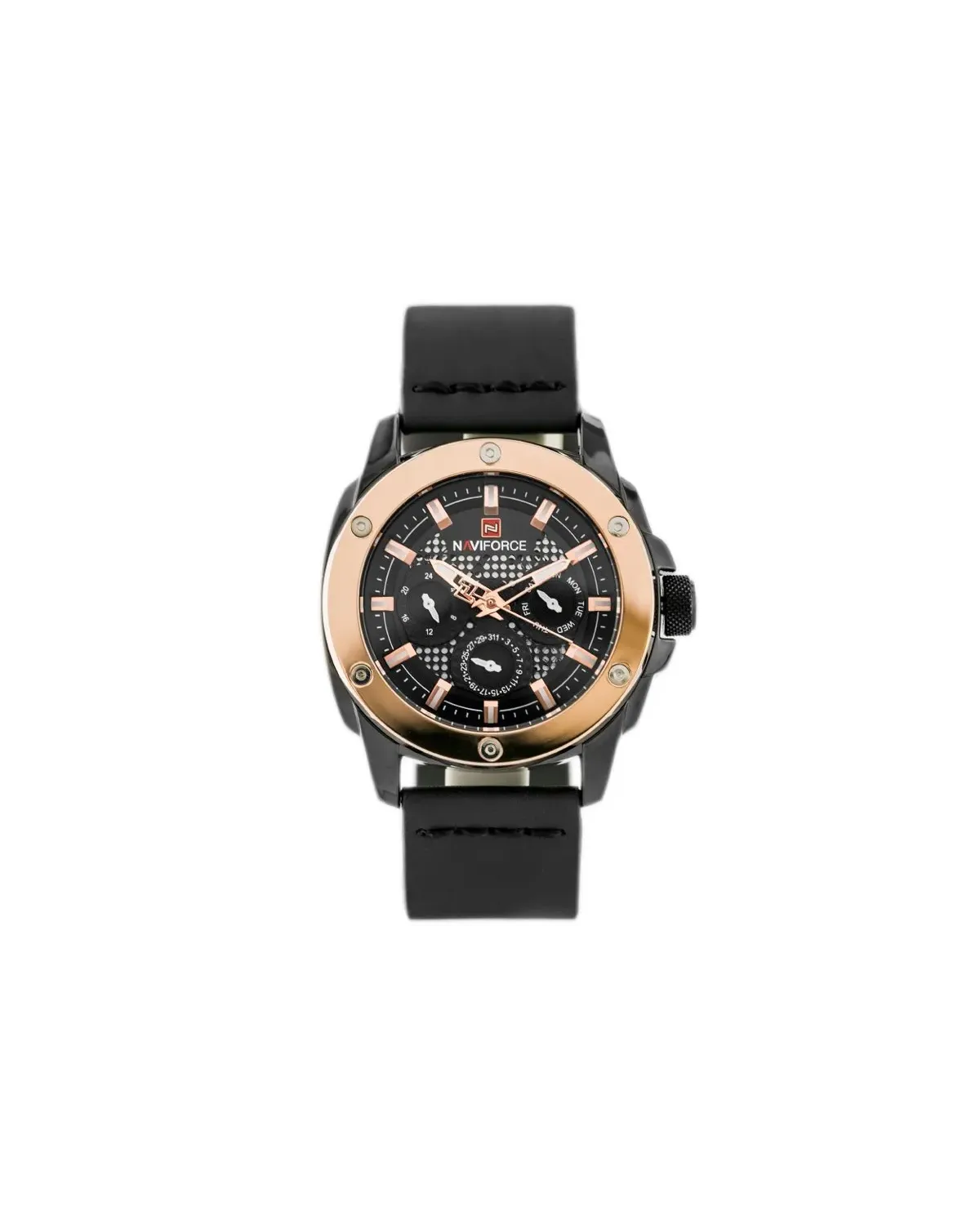 ZEGAREK MĘSKI NAVIFORCE - NF9116 (zn057b) - black/rosegold ZEGAREK MĘSKI NAVIFORCE - NF9116 (zn057b) - black/rosegold