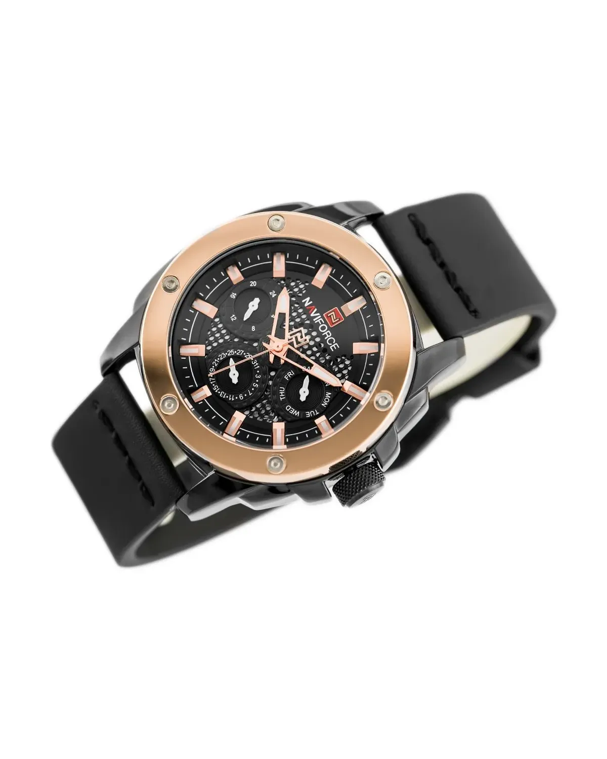 ZEGAREK MĘSKI NAVIFORCE - NF9116 (zn057b) - black/rosegold ZEGAREK MĘSKI NAVIFORCE - NF9116 (zn057b) - black/rosegold
