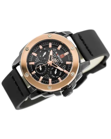 ZEGAREK MĘSKI NAVIFORCE - NF9116 (zn057b) - black/rosegold ZEGAREK MĘSKI NAVIFORCE - NF9116 (zn057b) - black/rosegold