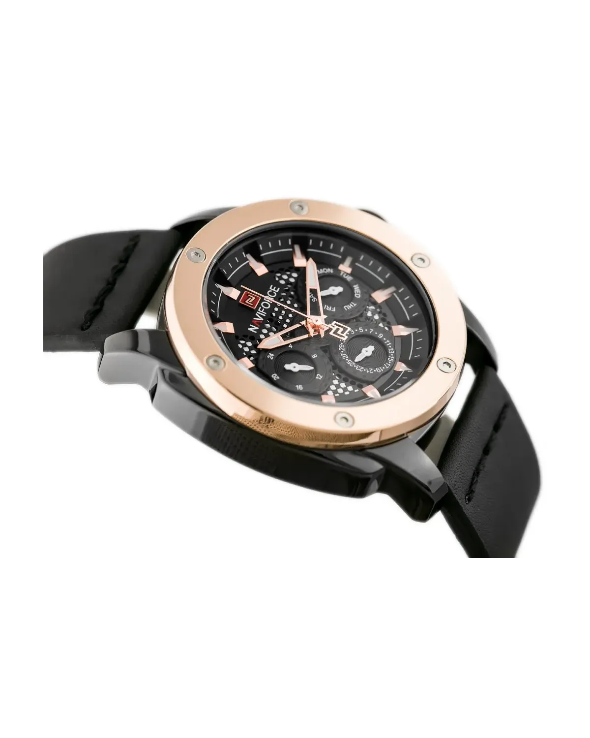 ZEGAREK MĘSKI NAVIFORCE - NF9116 (zn057b) - black/rosegold ZEGAREK MĘSKI NAVIFORCE - NF9116 (zn057b) - black/rosegold
