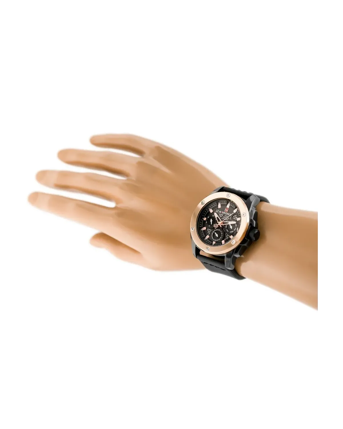 ZEGAREK MĘSKI NAVIFORCE - NF9116 (zn057b) - black/rosegold ZEGAREK MĘSKI NAVIFORCE - NF9116 (zn057b) - black/rosegold