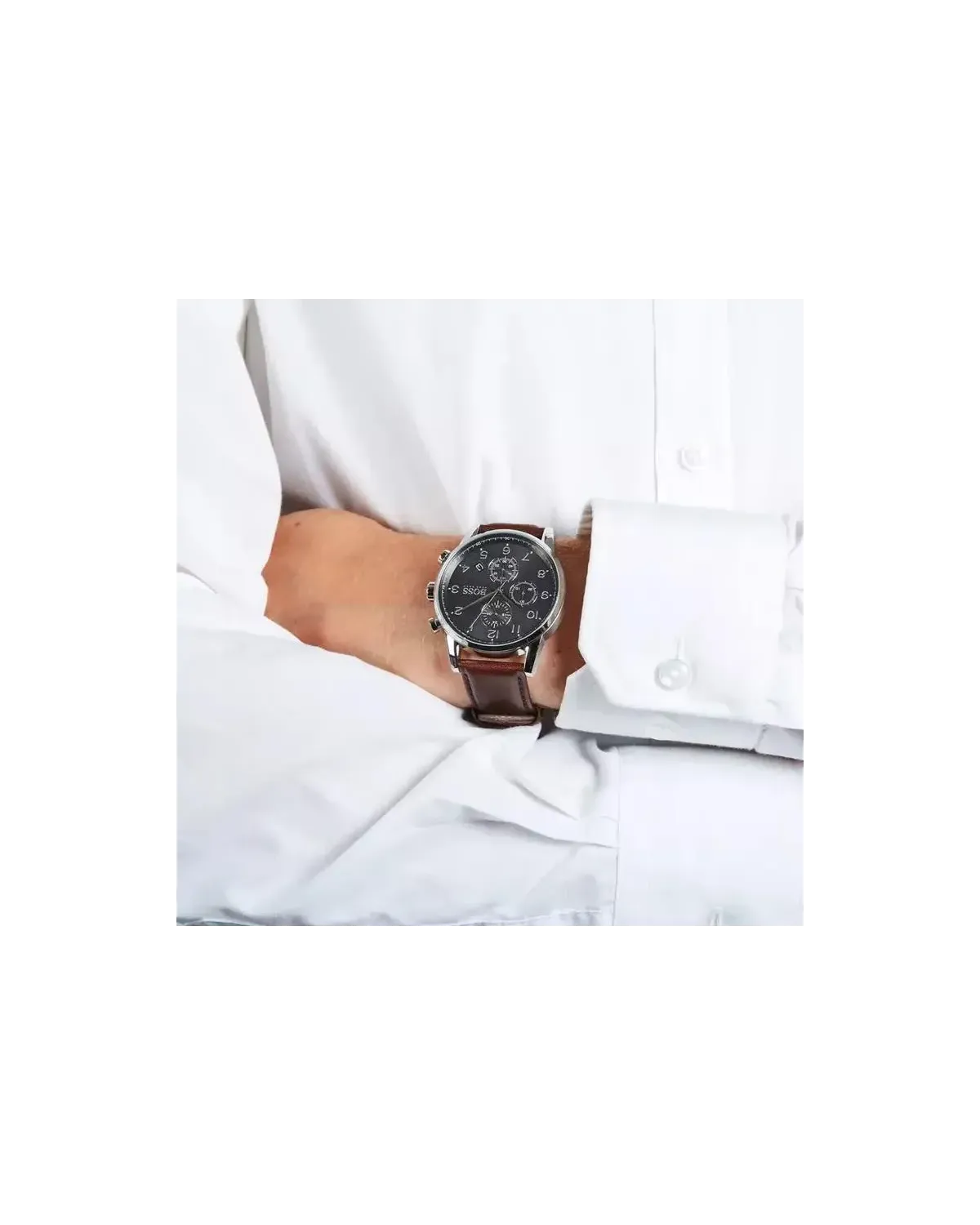 ZEGAREK MĘSKI HUGO BOSS 1513494 - NAVIGATOR (zh010a)