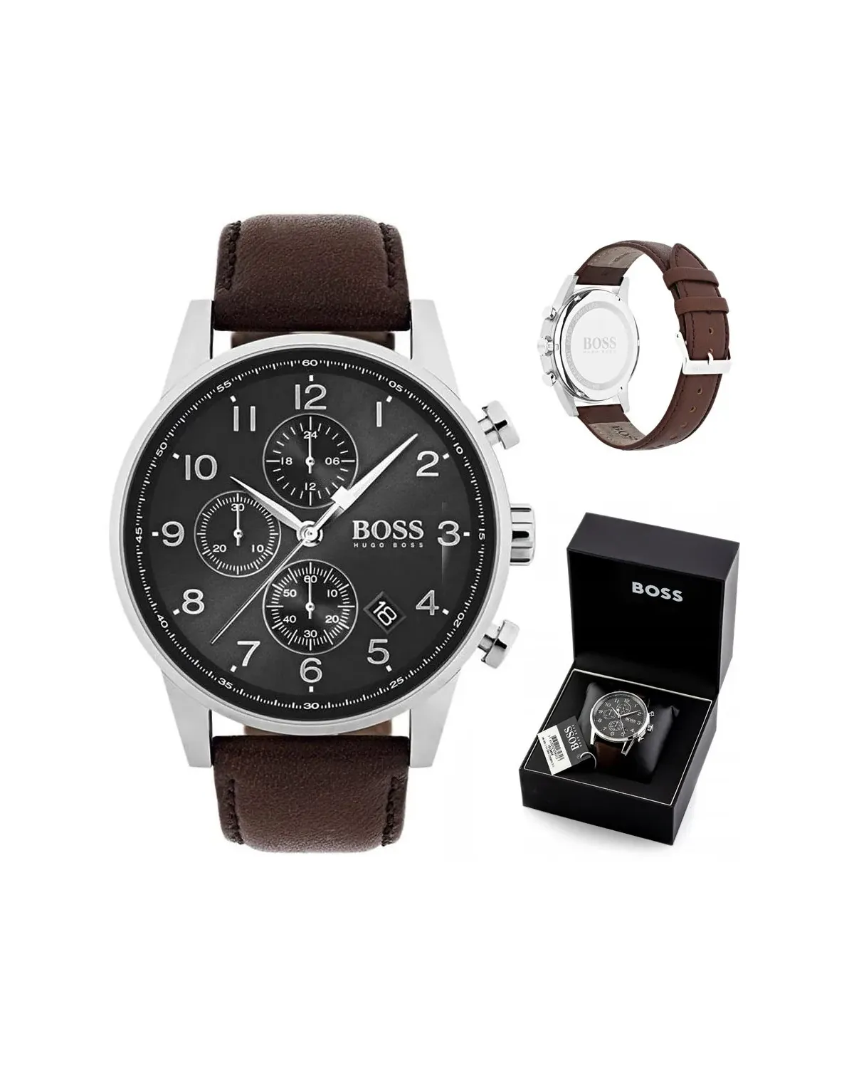 ZEGAREK MĘSKI HUGO BOSS 1513494 - NAVIGATOR (zh010a)