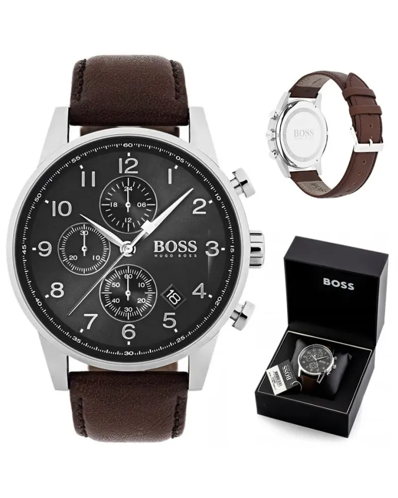 ZEGAREK MĘSKI HUGO BOSS 1513494 - NAVIGATOR (zh010a)