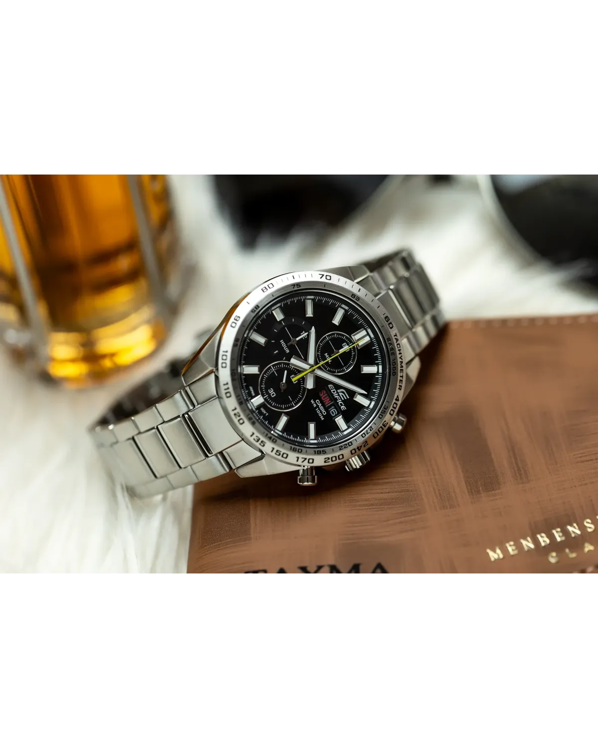 Zegarek Męski Casio Edifice Chronograph EFR-574D-1AV + BOX Zegarek Męski Casio Edifice Chronograph EFR-574D-1AV + BOX
