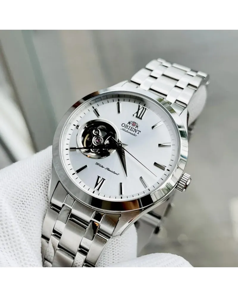 Zegarek Męski Orient Contemporary Open Heart FAG03001W0 + BOX