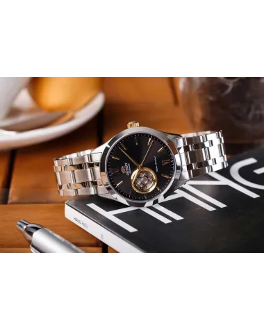 Zegarek Męski Orient Open Heart FAG03002B0 + BOX