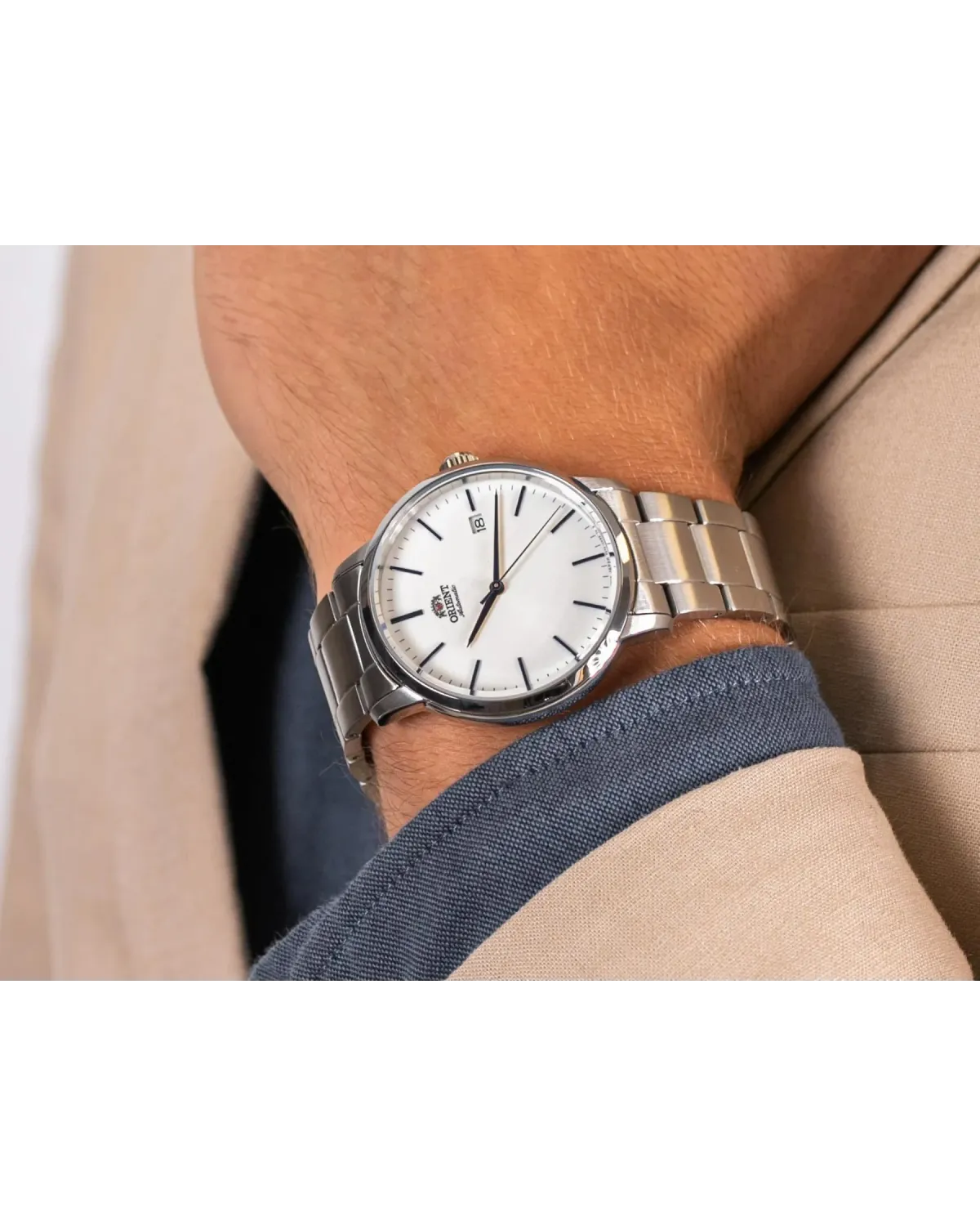 Zegarek Męski Orient Contemporary Stylish Maestro RA-AC0E02S10B + BOX Zegarek Męski Orient Contemporary Stylish Maestro RA-AC0E02S10B + BOX