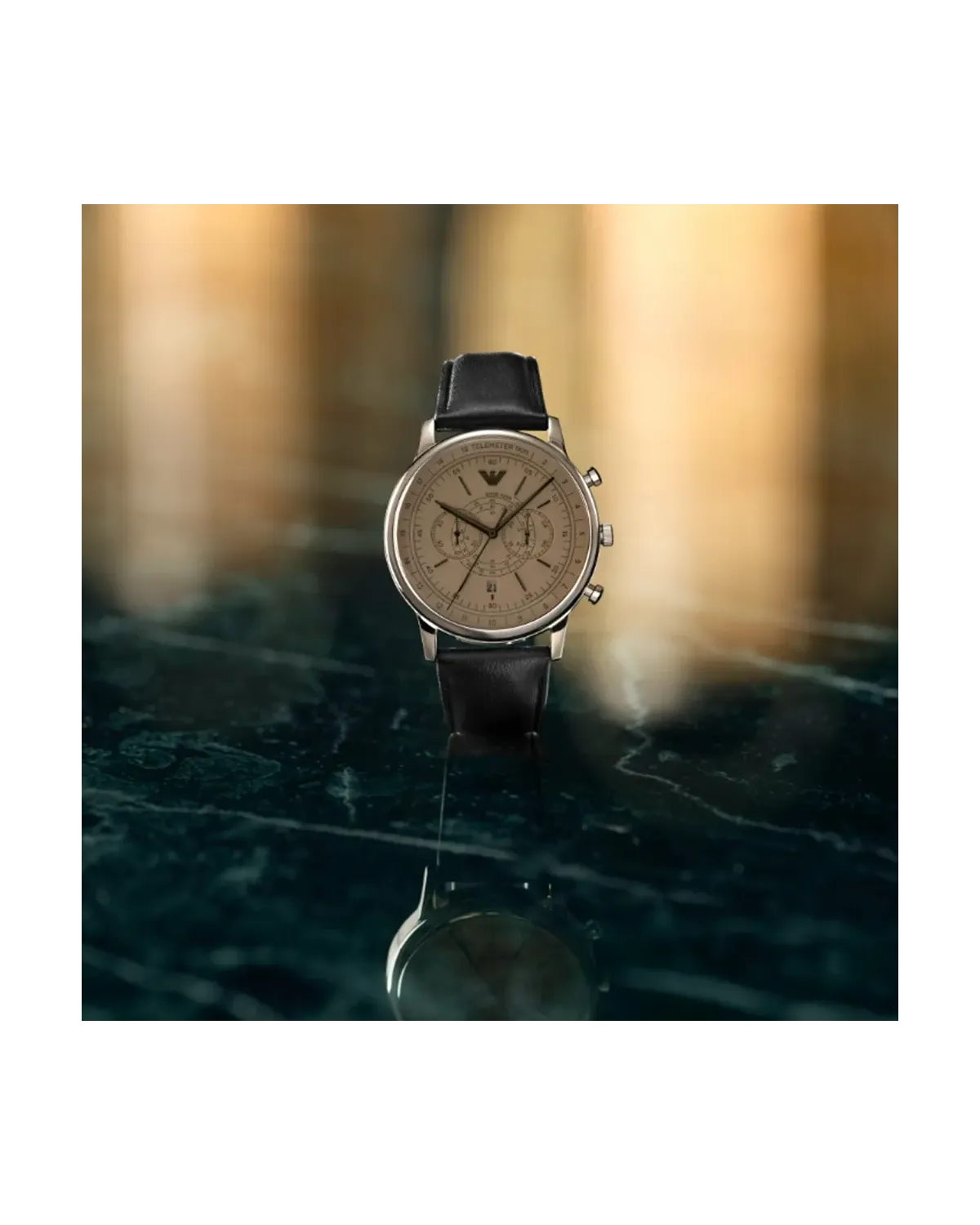 ZEGAREK MĘSKI EMPORIO ARMANI AR11634 - Minimalist Chronograph+ BOX ZEGAREK MĘSKI EMPORIO ARMANI AR11634 - Minimalist Chronograph+ BOX
