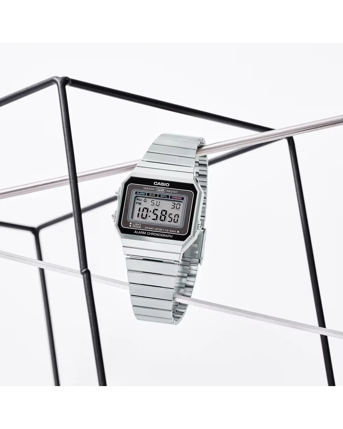 Zegarek Unisex Casio Retro Vintage A700W-1ADF + BOX Zegarek Unisex Casio Retro Vintage A700W-1ADF + BOX