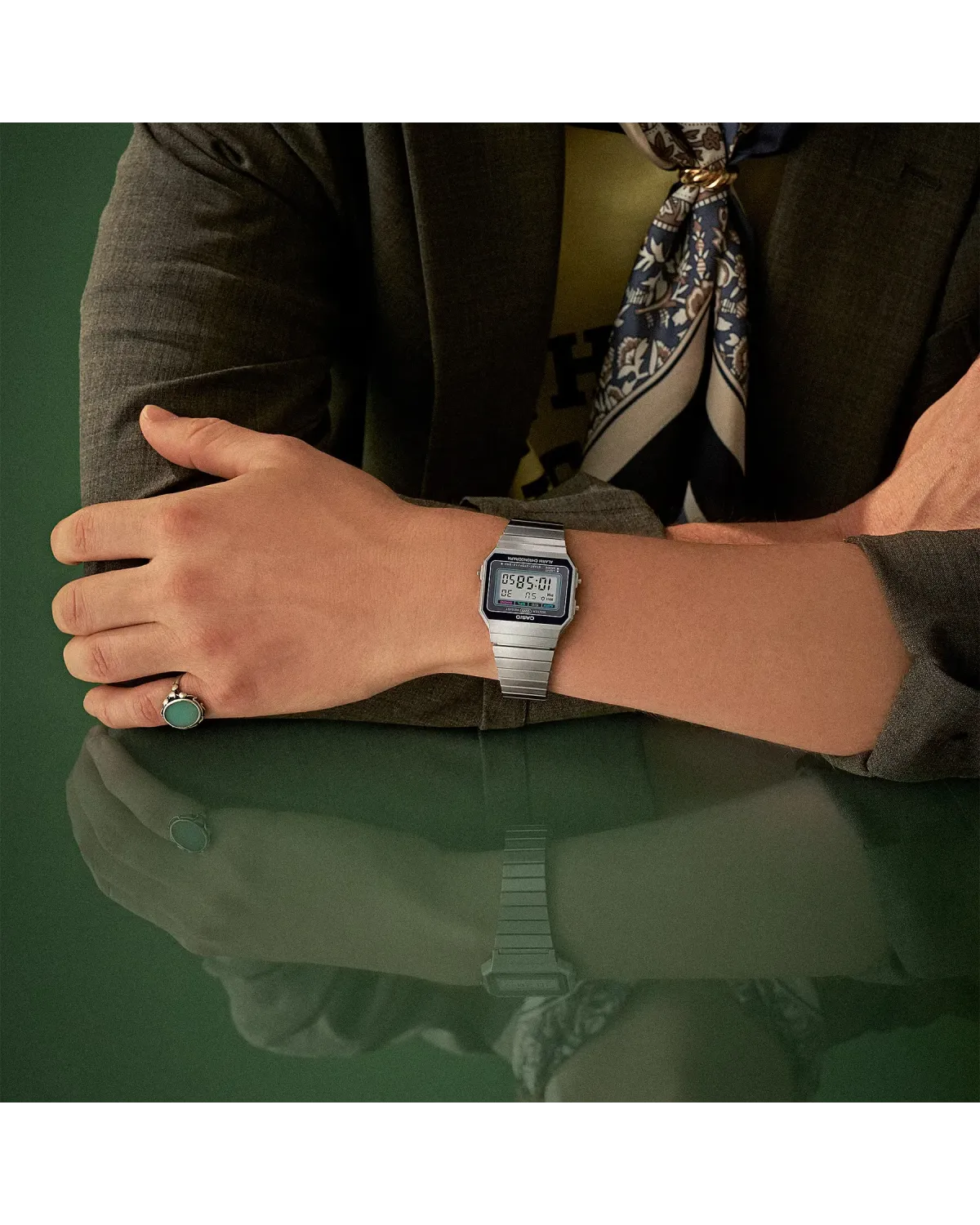 Zegarek Unisex Casio Retro Vintage A700W-1ADF + BOX Zegarek Unisex Casio Retro Vintage A700W-1ADF + BOX