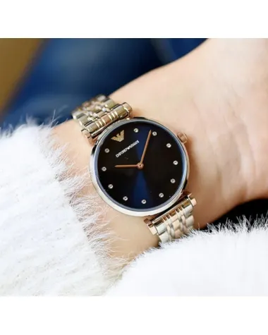 ZEGAREK DAMSKI EMPORIO ARMANI AR11092 - Gianni T-bar + BOX