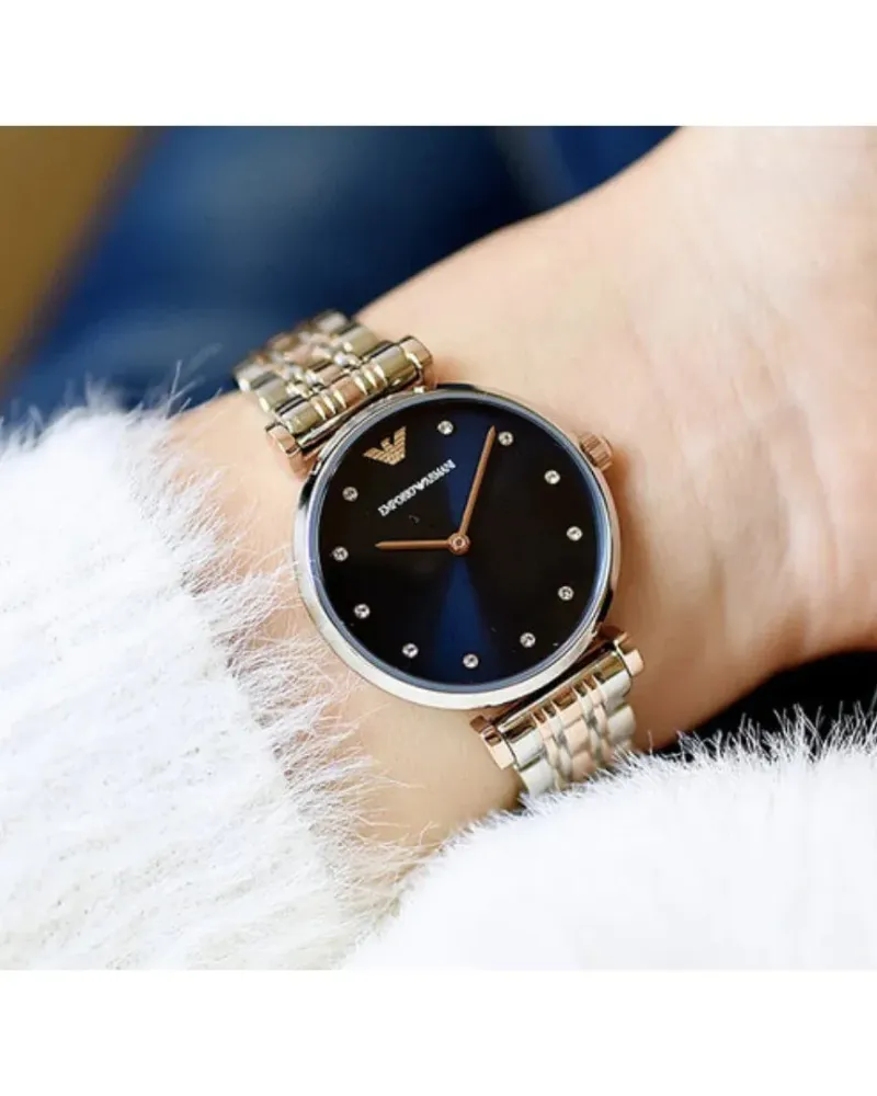 ZEGAREK DAMSKI EMPORIO ARMANI AR11092 - Gianni T-bar + BOX