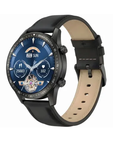 SMARTWATCH MĘSKI GRAVITY GT10-2 - AMOLED, DODATKOWY PASEK (sg046b)
