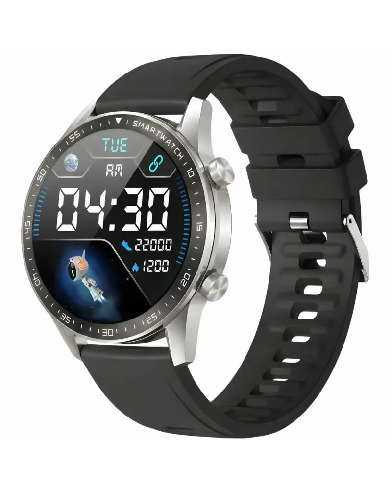 SMARTWATCH MĘSKI GRAVITY GT10-7 - AMOLED, DODATKOWY PASEK (sg046g)