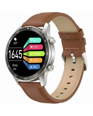 SMARTWATCH MĘSKI GRAVITY GT10-8 - AMOLED, DODATKOWY PASEK (sg046h)