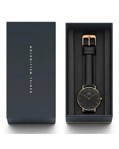 ZEGAREK DAMSKI DANIEL WELLINGTON Classic Black Sheffield Lady Rose Gold DW00100139 (zw508a) ZEGAREK DAMSKI DANIEL WELLINGTON Classic Black Sheffield Lady Rose Gold DW00100139 (zw508a)