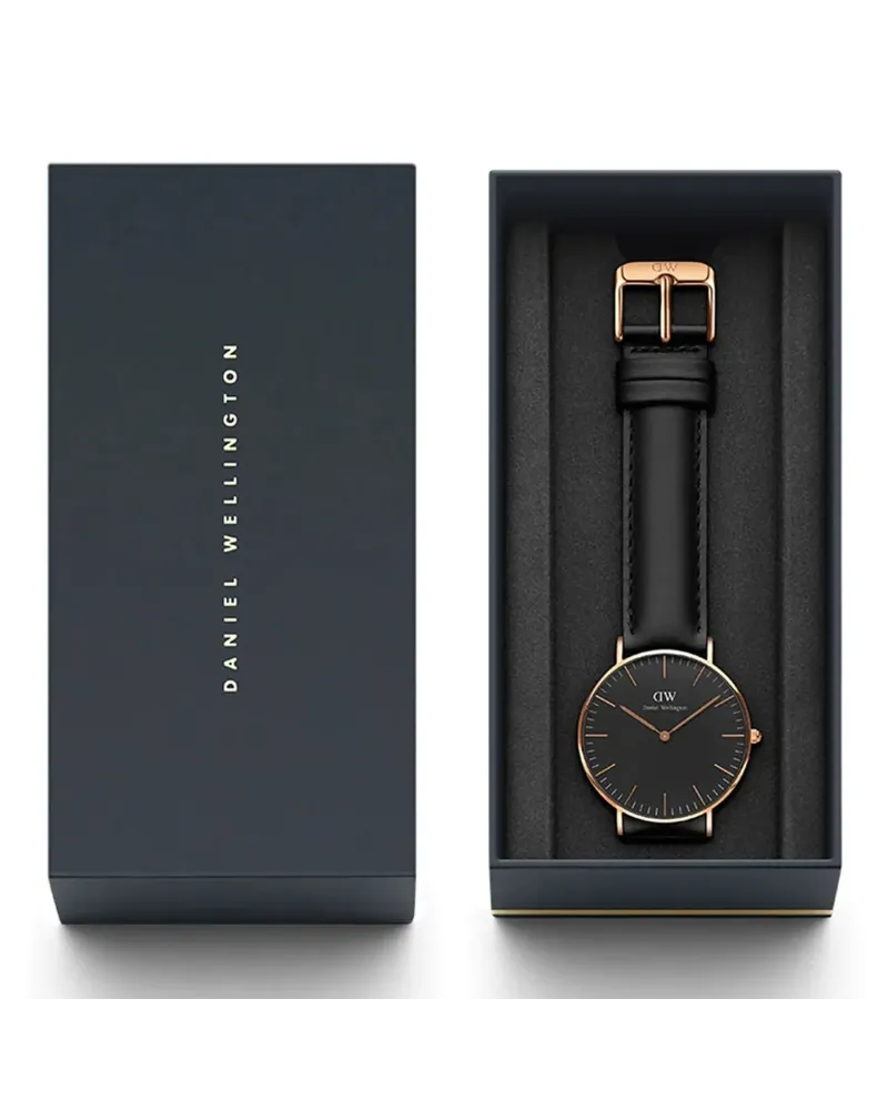 ZEGAREK DAMSKI DANIEL WELLINGTON Classic Black Sheffield Lady Rose Gold DW00100139 (zw508a) ZEGAREK DAMSKI DANIEL WELLINGTON Classic Black Sheffield Lady Rose Gold DW00100139 (zw508a)