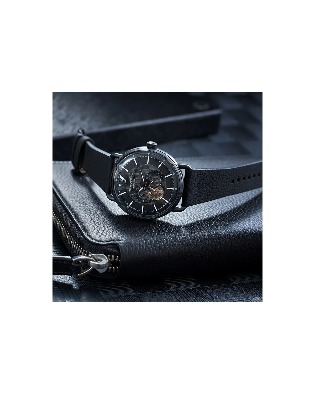 ZEGAREK MĘSKI EMPORIO ARMANI AVIATOR AUTOMATIC AR60028 + BOX (zi099c) ZEGAREK MĘSKI EMPORIO ARMANI AVIATOR AUTOMATIC AR60028 + BOX (zi099c)