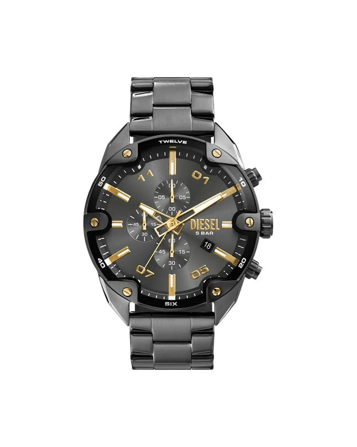 ZEGAREK MĘSKI DIESEL  Spiked Chronograph DZ4669 + BOX