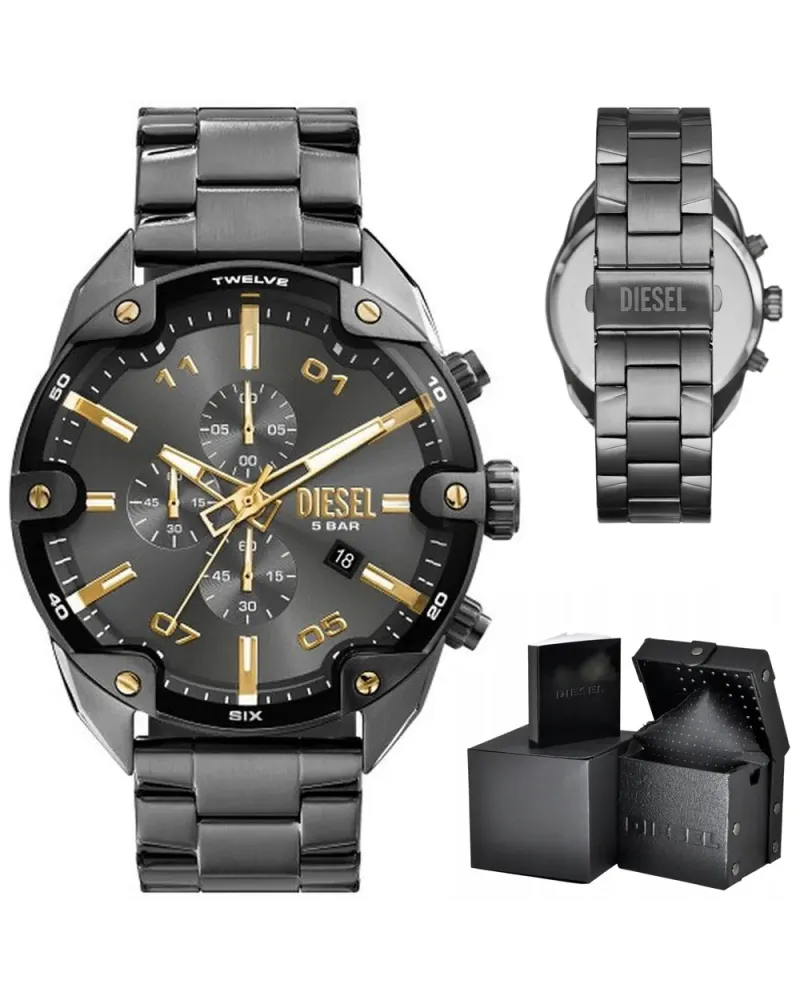 ZEGAREK MĘSKI DIESEL  Spiked Chronograph DZ4669 + BOX