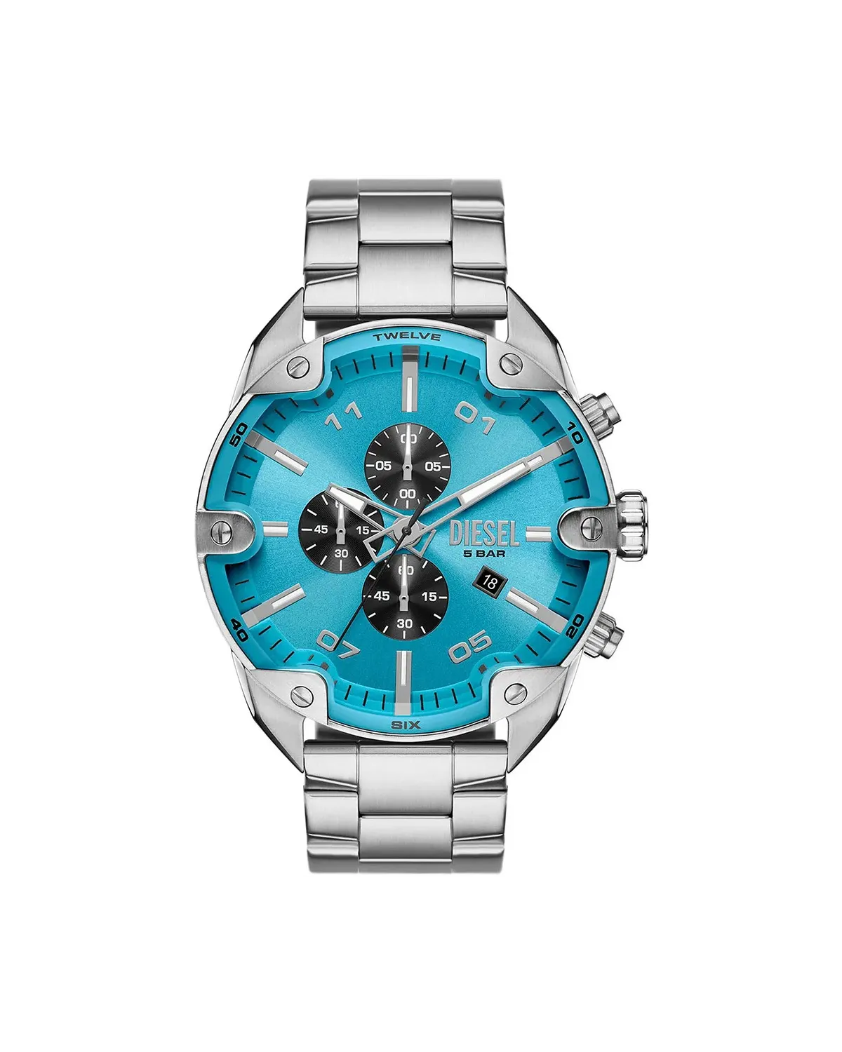 ZEGAREK MĘSKI DIESEL Spiked Chronograph DZ4655 + BOX ZEGAREK MĘSKI DIESEL Spiked Chronograph DZ4655 + BOX