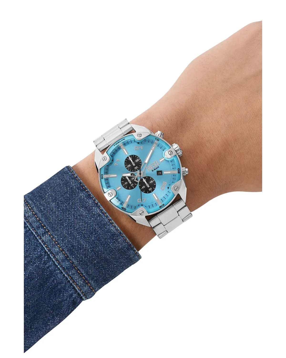 ZEGAREK MĘSKI DIESEL Spiked Chronograph DZ4655 + BOX ZEGAREK MĘSKI DIESEL Spiked Chronograph DZ4655 + BOX