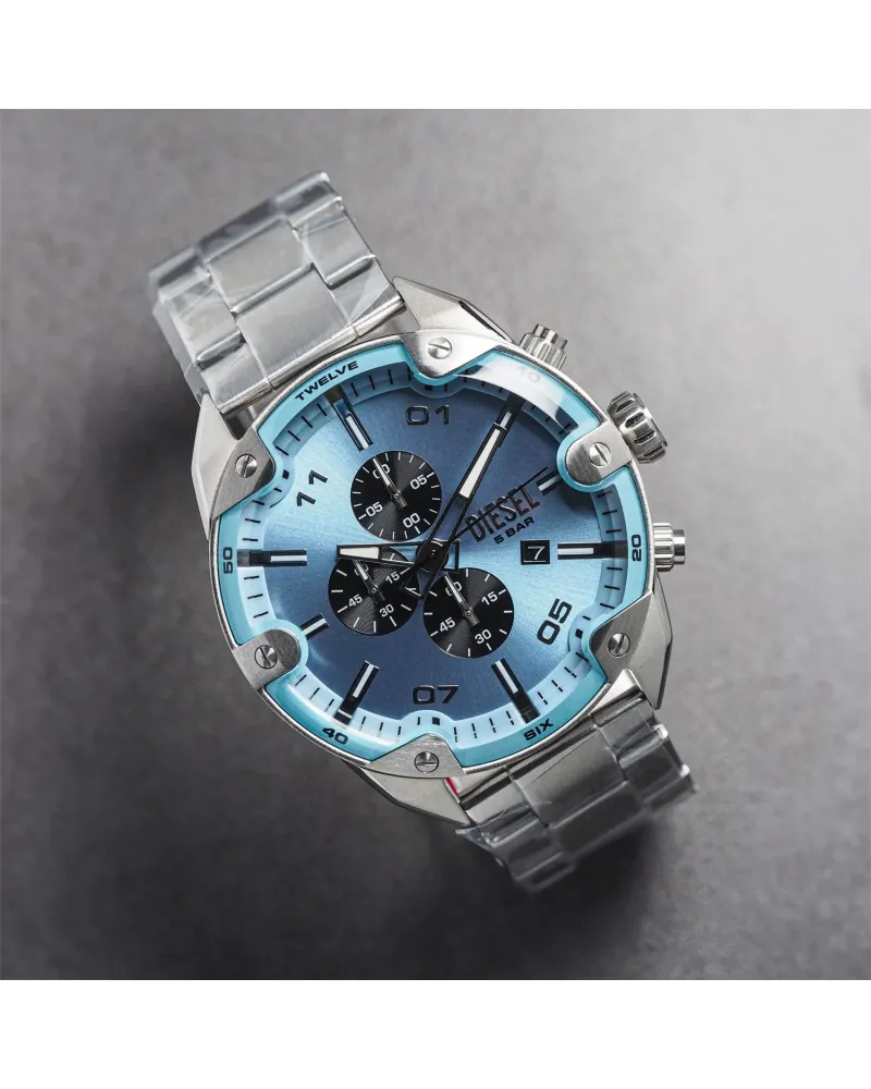 ZEGAREK MĘSKI DIESEL Spiked Chronograph DZ4655 + BOX ZEGAREK MĘSKI DIESEL Spiked Chronograph DZ4655 + BOX