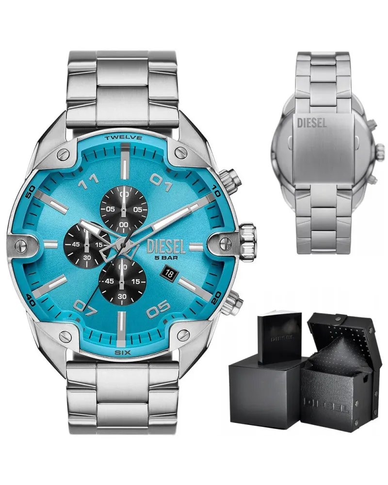 ZEGAREK MĘSKI DIESEL Spiked Chronograph DZ4655 + BOX ZEGAREK MĘSKI DIESEL Spiked Chronograph DZ4655 + BOX