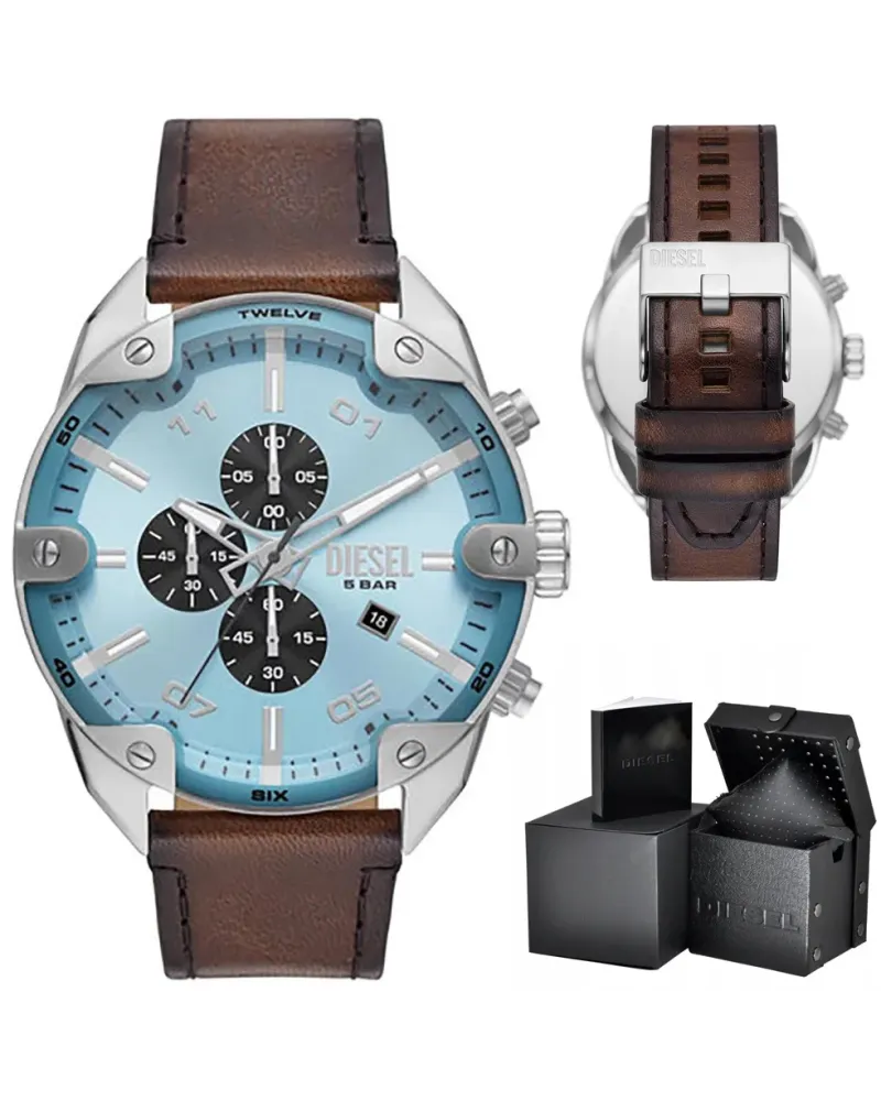 ZEGAREK MĘSKI DIESEL Spiked Chronograph DZ4606 + BOX ZEGAREK MĘSKI DIESEL Spiked Chronograph DZ4606 + BOX