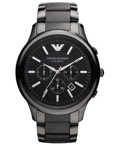 ZEGAREK MĘSKI EMPORIO ARMANI AR1451 - CERAMICA + BOX