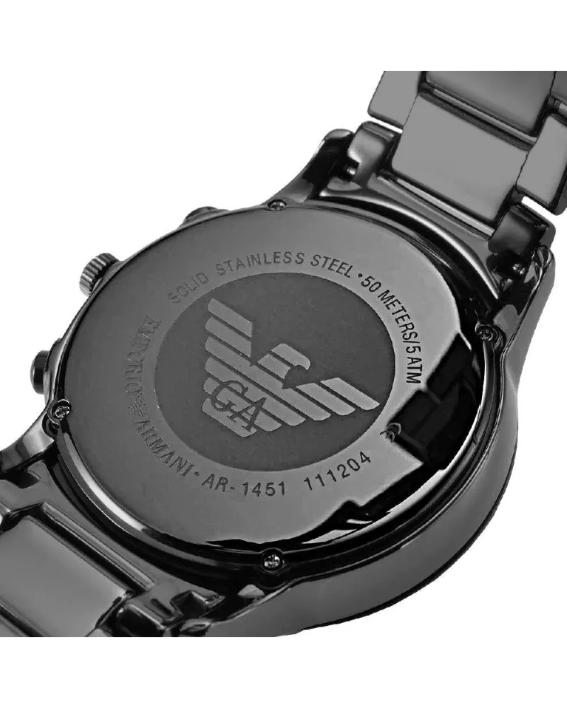 ZEGAREK MĘSKI EMPORIO ARMANI AR1451 - CERAMICA + BOX