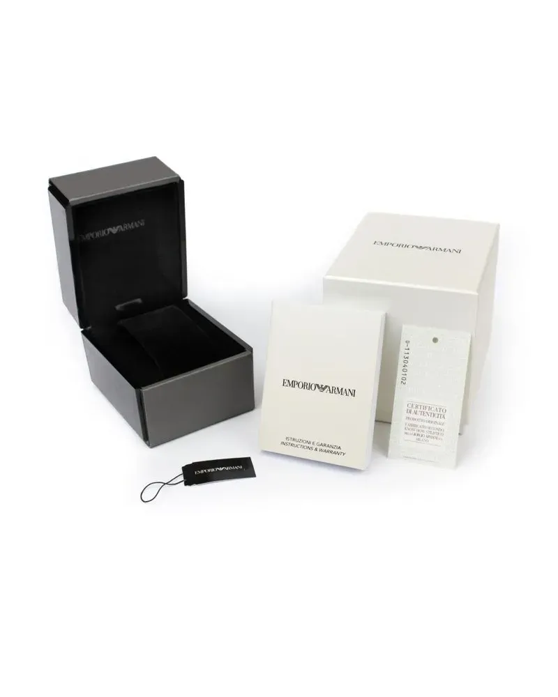 ZEGAREK MĘSKI EMPORIO ARMANI AR1451 - CERAMICA + BOX
