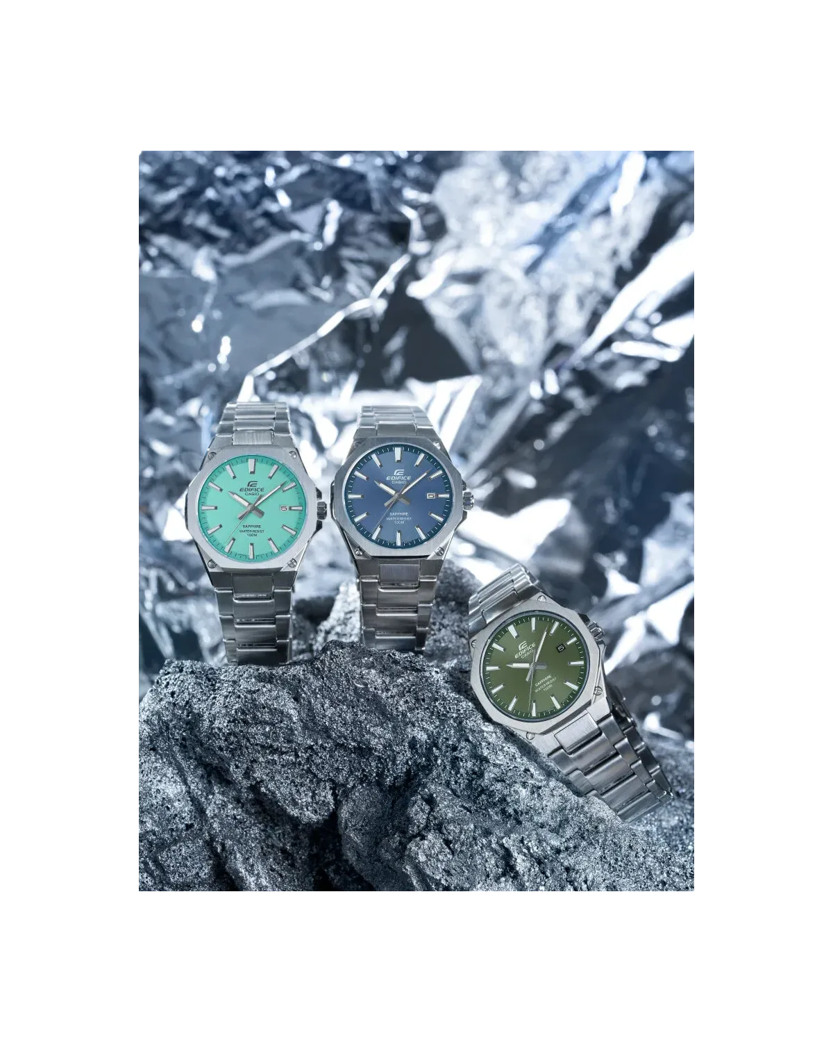Zegarek Męski Casio EFR-S108D-3A Edifice Classic Sapphire + BOX Zegarek Męski Casio EFR-S108D-3A Edifice Classic Sapphire + BOX