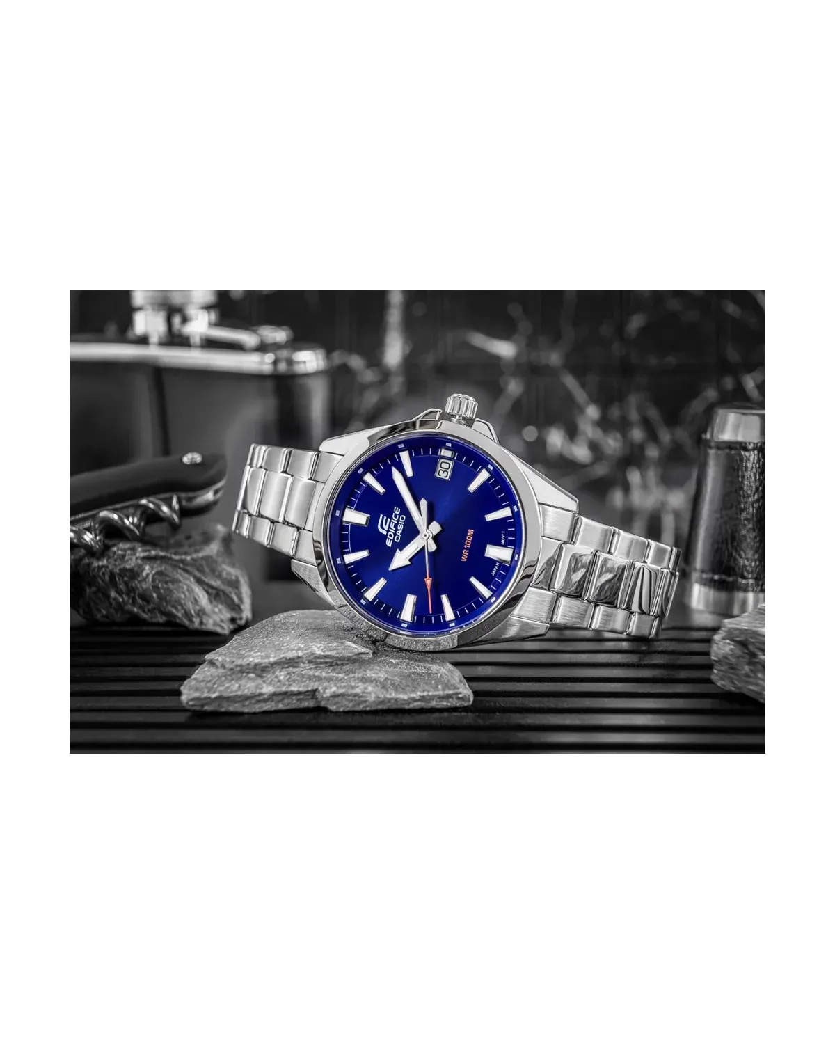 Zegarek Męski Casio Edifice EFV-100D-2AVUEF + BOX Zegarek Męski Casio Edifice EFV-100D-2AVUEF + BOX