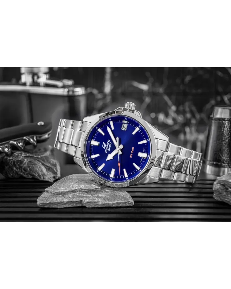 Zegarek Męski Casio Edifice EFV-100D-2AVUEF + BOX Zegarek Męski Casio Edifice EFV-100D-2AVUEF + BOX
