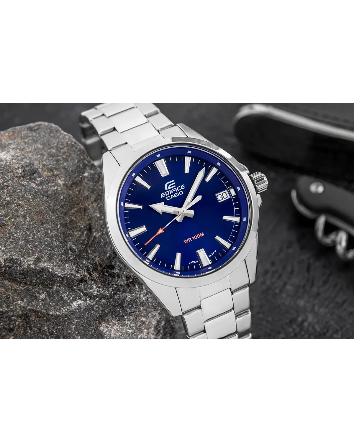 Zegarek Męski Casio Edifice EFV-100D-2AVUEF + BOX Zegarek Męski Casio Edifice EFV-100D-2AVUEF + BOX