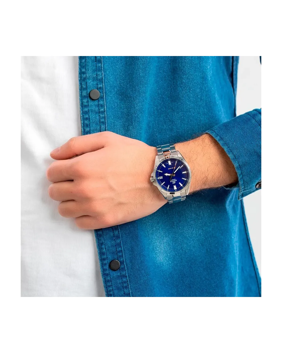 Zegarek Męski Casio Edifice EFV-100D-2AVUEF + BOX Zegarek Męski Casio Edifice EFV-100D-2AVUEF + BOX