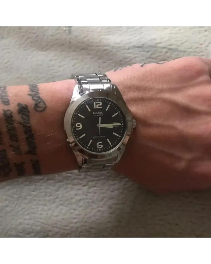 Zegarek Męski Casio MTP-1215A-1ADF + BOX Zegarek Męski Casio MTP-1215A-1ADF + BOX