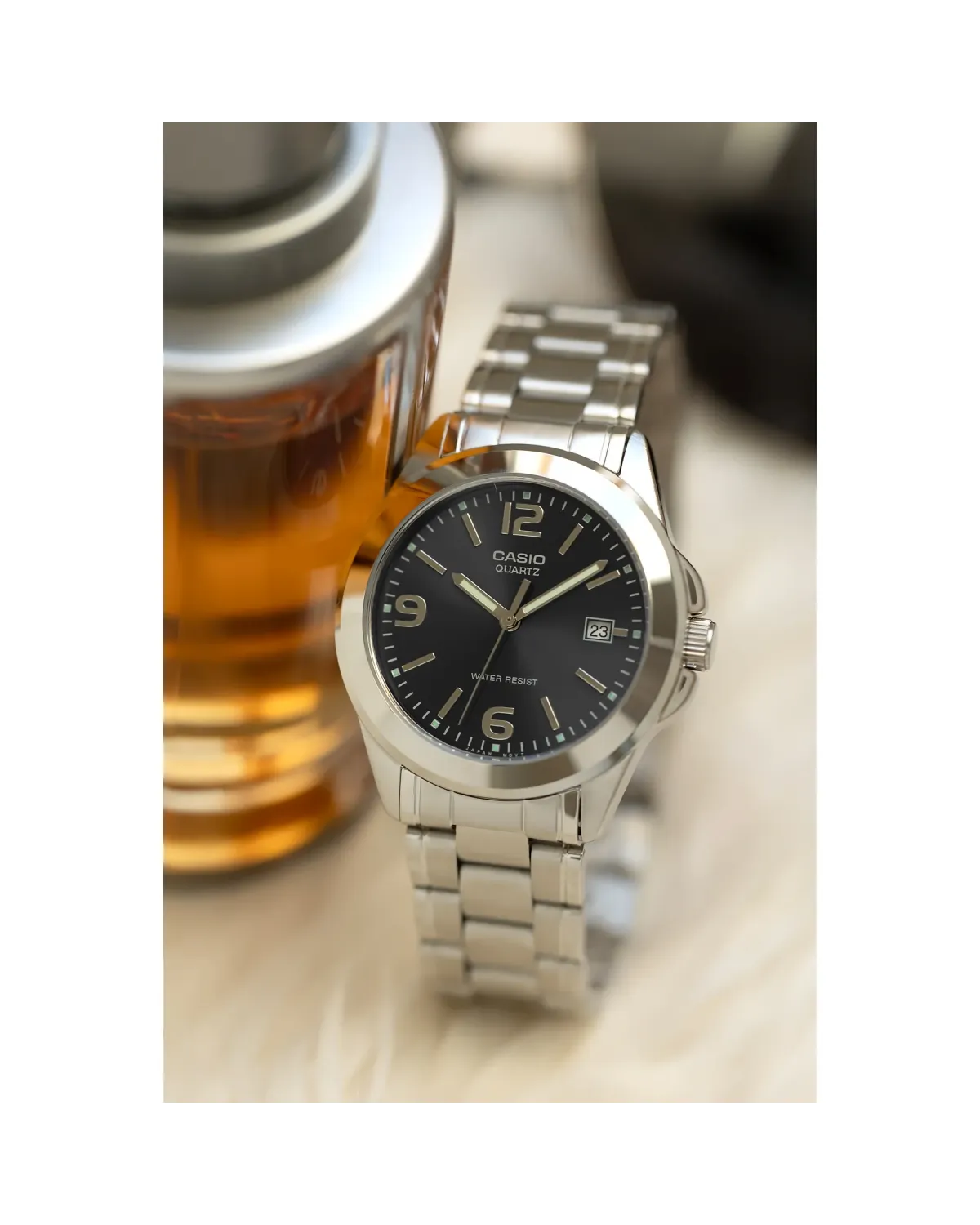 Zegarek Męski Casio MTP-1215A-1ADF + BOX Zegarek Męski Casio MTP-1215A-1ADF + BOX