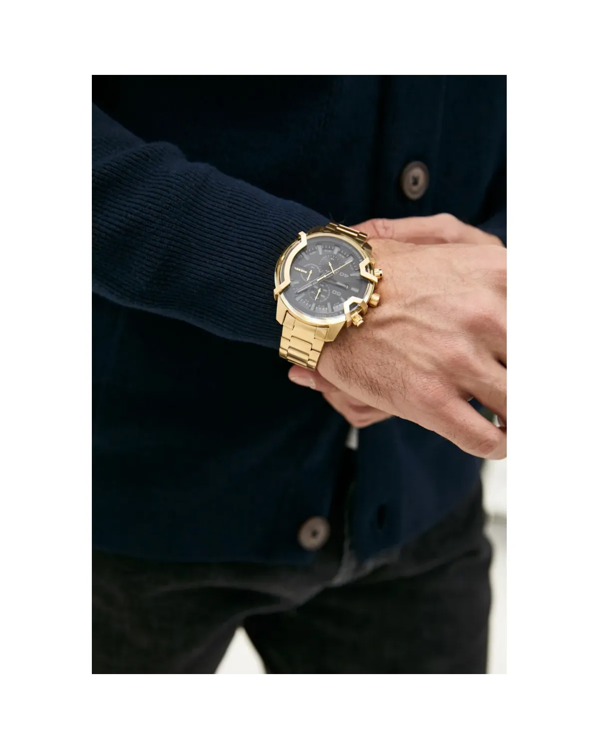 ZEGAREK MĘSKI DIESEL Griffed Chronograph DZ4522 + BOX