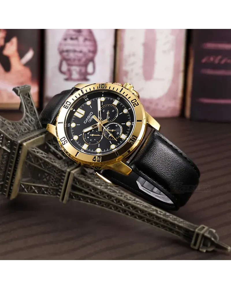 Zegarek Męski Casio MTP-VD300GL-1EUDF + BOX Zegarek Męski Casio MTP-VD300GL-1EUDF + BOX