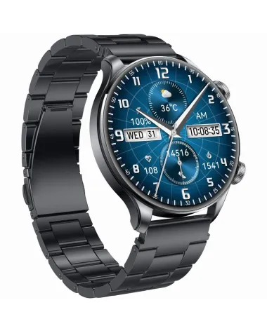 SMARTWATCH MĘSKI GRAVITY GT35-2- AMOLED, DODATKOWY PASEK (sg049b)