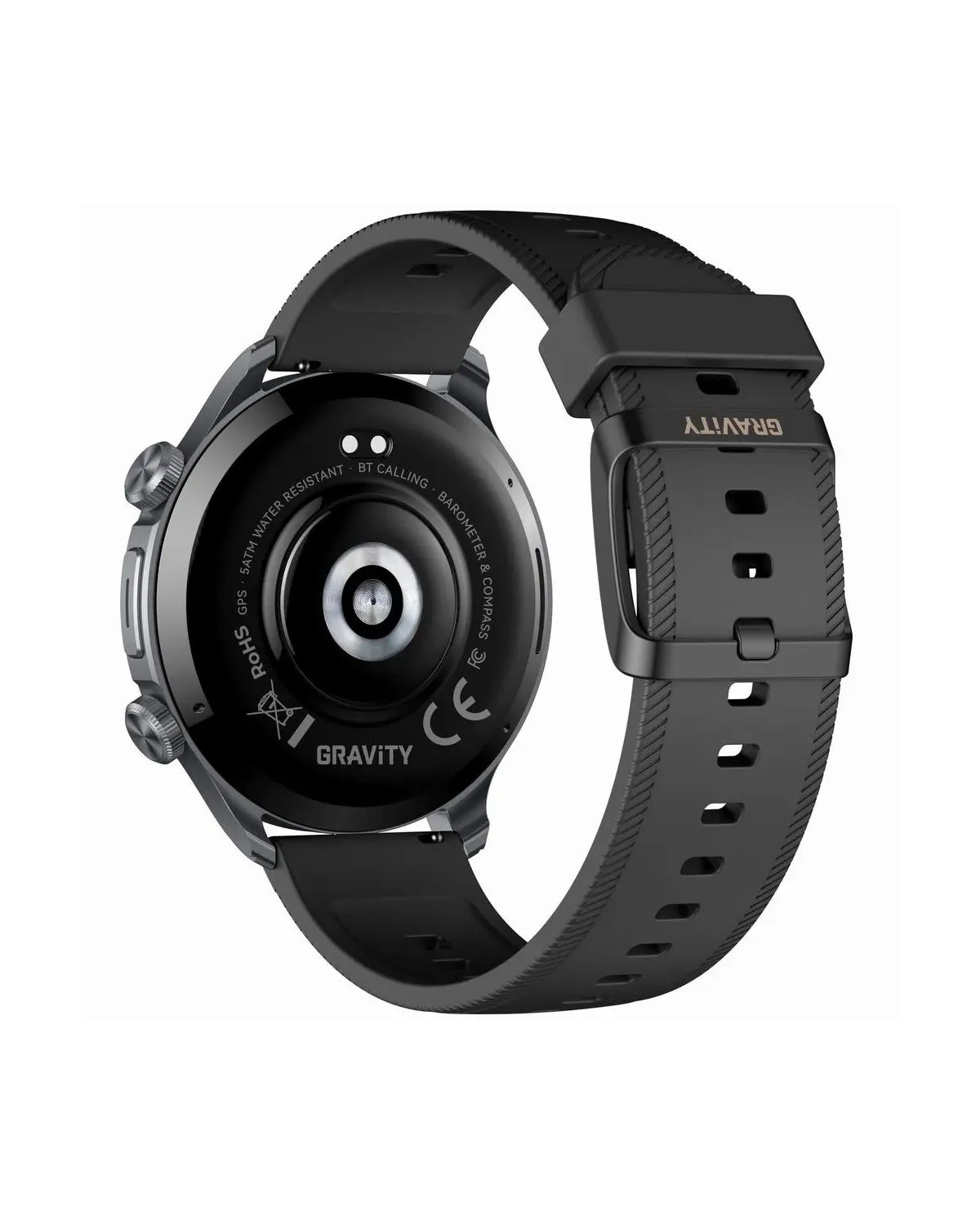 SMARTWATCH MĘSKI GRAVITY GT35-2- AMOLED, DODATKOWY PASEK (sg049b)